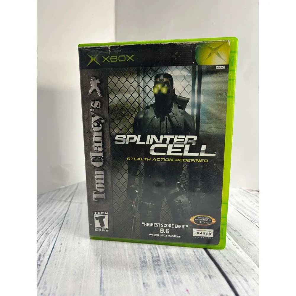 Tom‎ Clancy's Splinter Cell Microsoft Xbox Original 2002 Stealth Action Game CIB